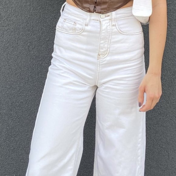 Stradivarius Wide Leg Pants - Picture 1 of 3
